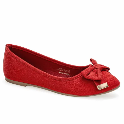 Platanitos Rojo de Mujer modelo Calzado Dama Ch Laurie rojos rojas roja sintéticos mujer 2025052222060973201 Sintético Sintético