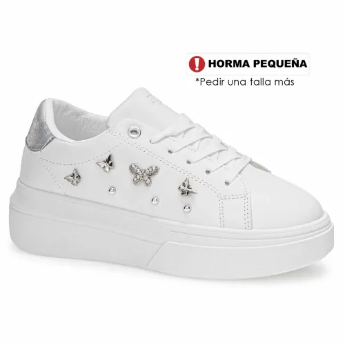 Just4u Blanco de Mujer modelo Zapatilla Dama Z Elena blancos sintéticos mujer 2025052313354772431 Sintético Sintético