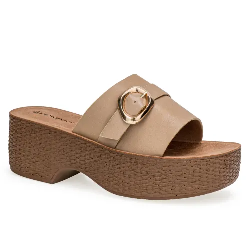 Platanitos Beige de Mujer modelo Sandalia Dama S Pia beiges sintéticos mujer 2025052321222493969 Sintético Sintético