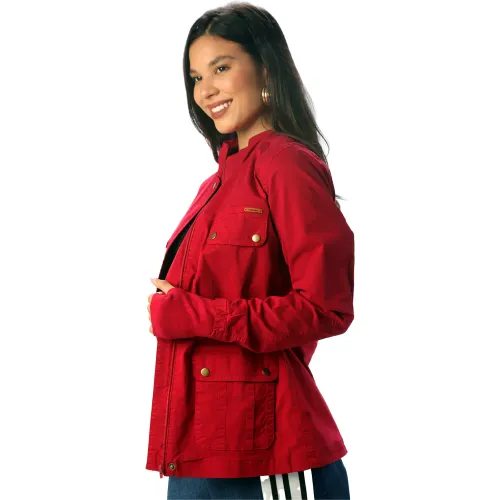 FORDAN JEANS Campera Mujer 3880 C/Bolsillo Parche Del.