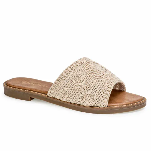 Platanitos Beige de Mujer modelo Sandalia Dama Sf Treina beiges sintéticos mujer 2025052619352631503 Sintético Sintético
