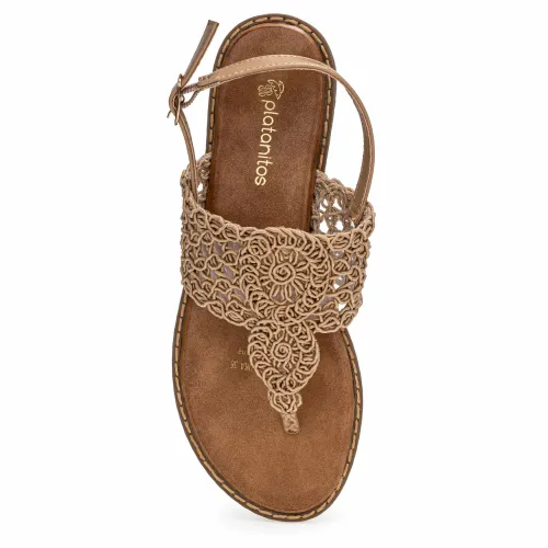 Platanitos Sandalia Dama Sf Luka