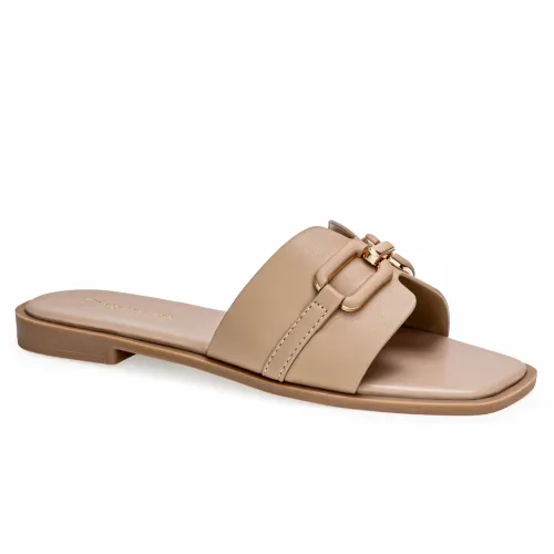 Platanitos Beige de Mujer modelo Sandalia Dama Sf Porie pieles sintéticos mujer 2025052619352631593 Sintético Sintético