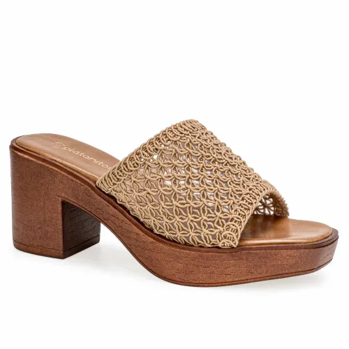 Platanitos Beige de Mujer modelo Sandalia Dama Sp Hoppe sintéticos mujer 2025052619352631981 Sintético Sintético