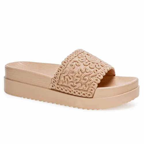 Platanitos Beige de Mujer modelo Sandalia Dama S Razie beiges sintéticos mujer 2025052619352632107 Sintético Sintético