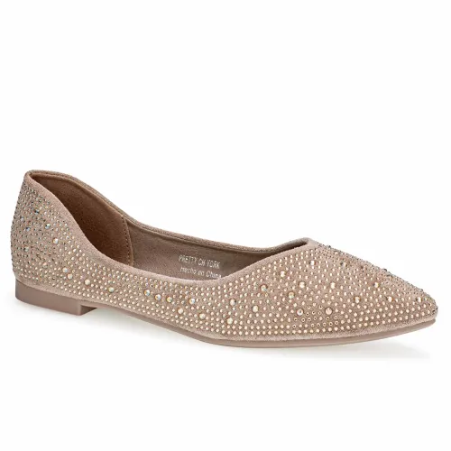 Platanitos Beige de Mujer modelo Calzado Dama Ch York beiges sintéticos mujer 2025052619352632125 Sintético Sintético