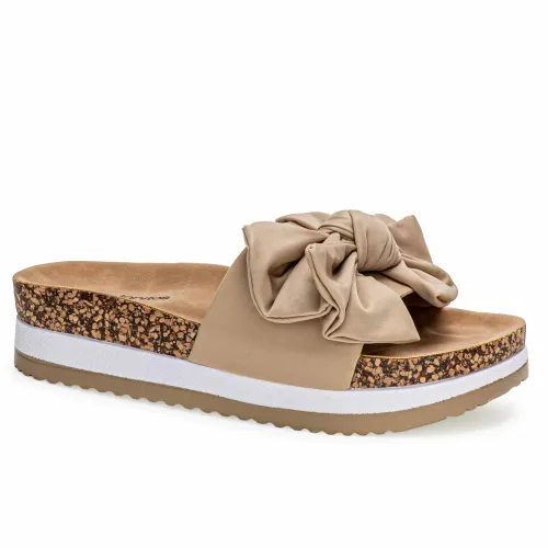 Platanitos Beige de Mujer modelo Sandalia Dama S Xez pieles sintéticos mujer 2025052619352632305 Sintético Sintético