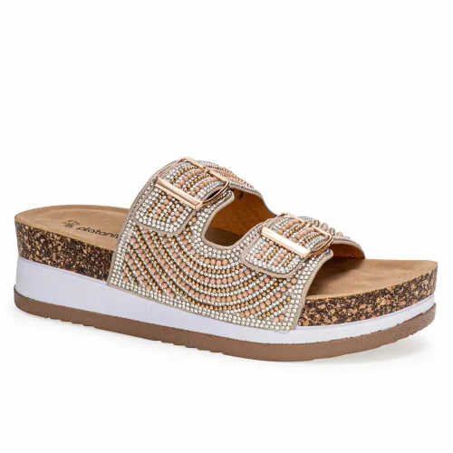 Platanitos Beige de Mujer modelo Sandalia Dama S Gulya beiges sintéticos mujer 2025052619352632467 Sintético Sintético