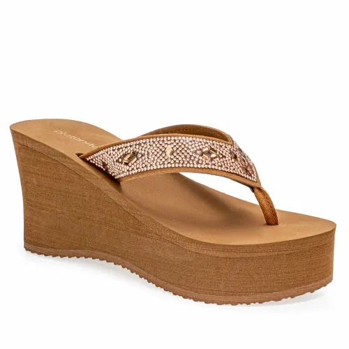 Platanitos  de Mujer modelo Sandalia Dama Sbw Sixta cameles sintéticos mujer 2025052716301028659 Sintético Sintético