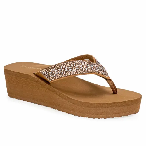 Platanitos  de Mujer modelo Sandalia Dama Sbw Corona cameles sintéticos mujer 2025052716301028731 Sintético Sintético
