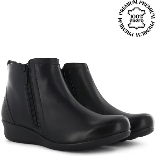 Ecco Negro de Mujer modelo Botin Confort Mujer Antonia64 negros  mujer 2025052722222590933 Cuero CUERO NATURAL