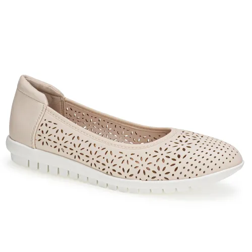 Platanitos Beige de Mujer modelo Calzado Dama C Bosnia beiges sintéticos mujer 2025052812113273540 Sintético Sintético
