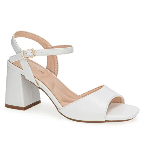 Platanitos Blanco de Mujer modelo Sandalia Dama Sv Sole blancos sintéticos mujer 2025052812113273648 Sintético Sintético