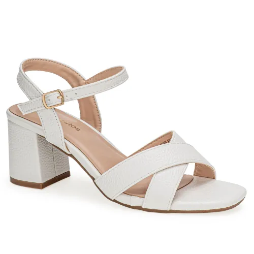 Platanitos Blanco de Mujer modelo Sandalia Dama Sv Odet blancos sintéticos mujer 2025052812113273810 Sintético Sintético