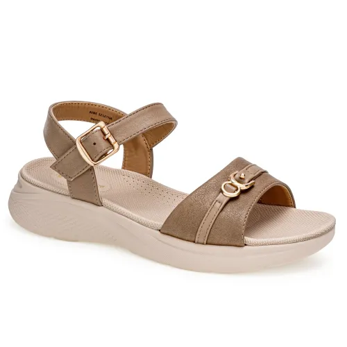 Platanitos Beige de Mujer modelo Sandalia Dama Sz Leyna sintéticos mujer 2025052812113274008 Sintético Sintético