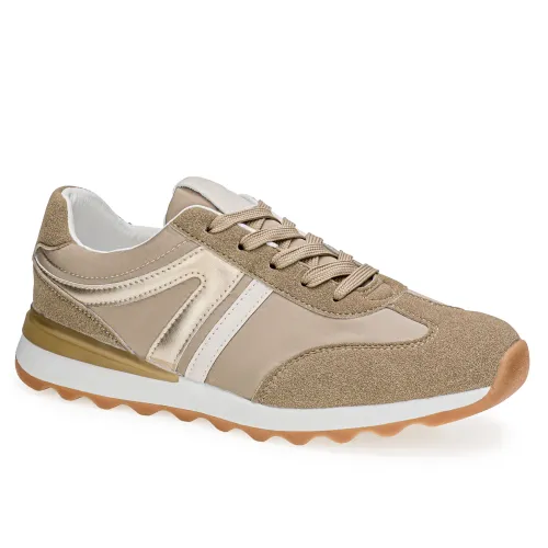 Just4u Beige de Mujer modelo Zapatilla Dama Z Oro beiges sintéticos mujer 2025052817093543316 Sintético Sintético