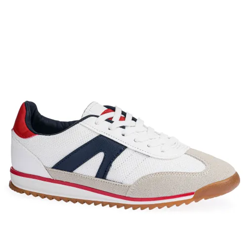 Zapatilla Just4U Dama Z Lima color blanco | Platanitos