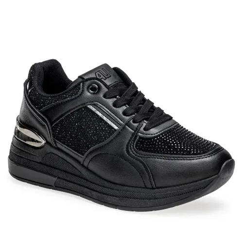 Just4u Negro de Mujer modelo Zapatilla Dama Zw Teal negros sintéticos mujer 2025052817093543460 Sintético Sintético