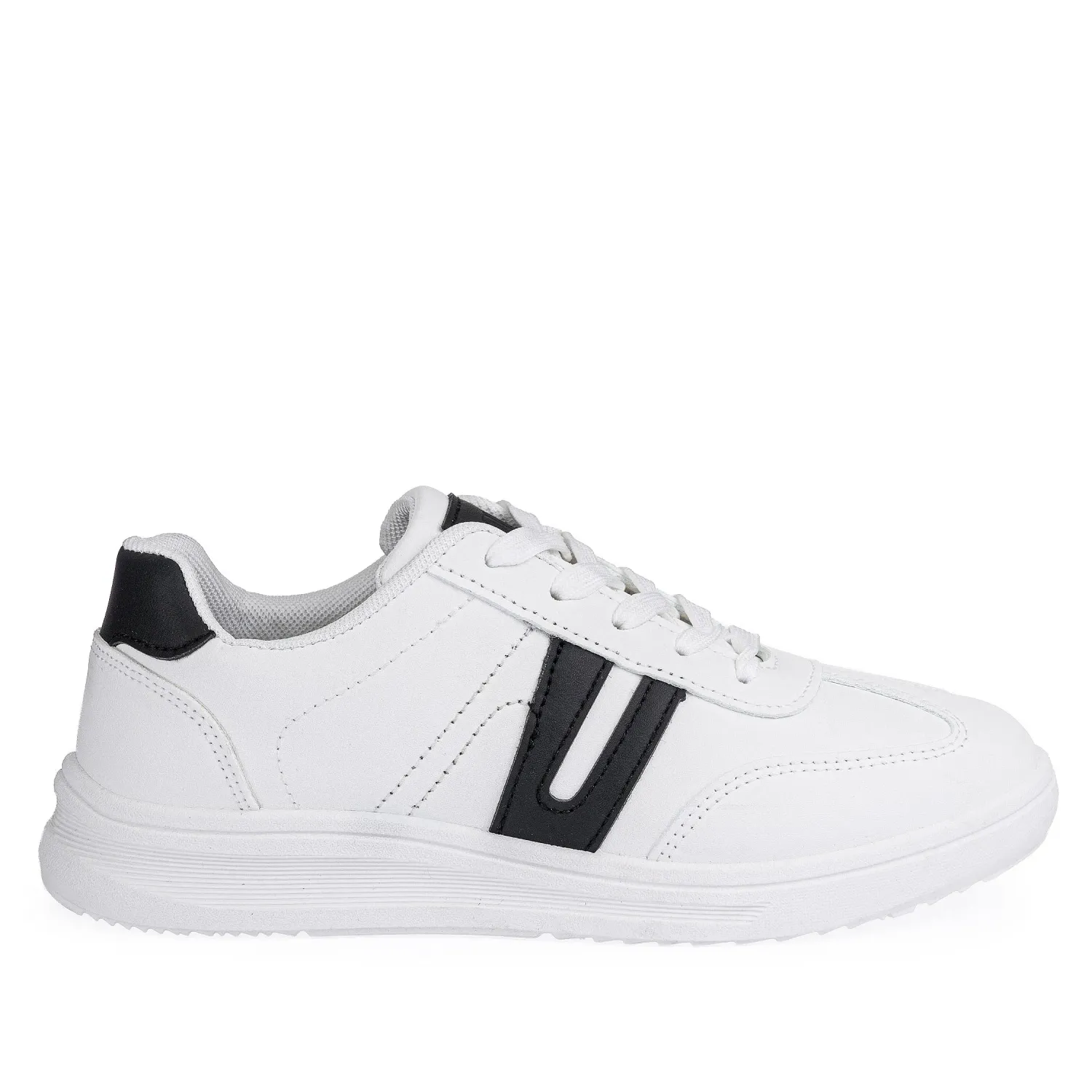 Just4u Zapatilla Just4U Dama Z Pilar color blanco / negro | Platanitos