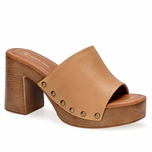 Platanitos  de Mujer modelo Sandalia Dama Sp Desira cameles sintéticos mujer 2025052921053738149 Sintético Sintético