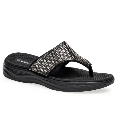 Platanitos Negro de Mujer modelo Sandalia Dama Sct Tina negros sintéticos mujer 2025052921571953224 Sintético Sintético