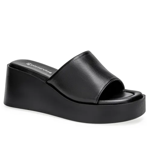 Platanitos Negro de Mujer modelo Sandalia Dama Sw Wanda negros sintéticos mujer 2025052921571953332 Sintético Sintético