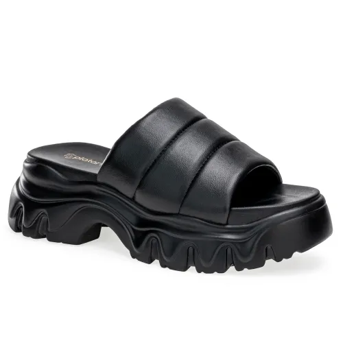 Platanitos Negro de Mujer modelo Sandalia Dama Schun Vera negros sintéticos mujer 2025052921571953404 Sintético Sintético