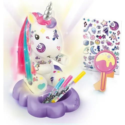CANAL TOYS Lampara Alcancia Unicornio Personalizable