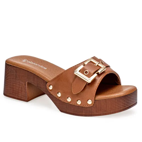 Platanitos  de Mujer modelo Sandalia Dama Sp Elara cameles sintéticos mujer 2025060619081600011 Sintético Sintético