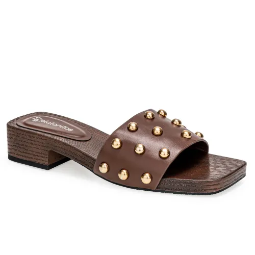 Platanitos Marron de Mujer modelo Sandalia Dama S Dayana marrones sintéticos mujer 2025060619081600032 Sintético Sintético