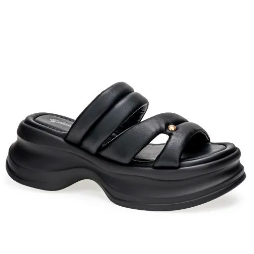 Platanitos Negro de Mujer modelo Sandalia Dama Schun Hadria negros sintéticos mujer 2025060619081699676 Sintético Sintético