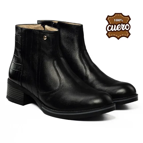 WALKING  de Mujer modelo Botin Cuero Mujer Walking Wc08  mujer 2025060915285239287 Badana PU
