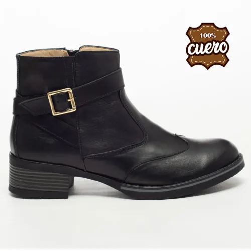WALKING Negro de Mujer modelo Botin Cuero Mujer Walking Wc04 negros  mujer 2025060915285239350 Badana PU