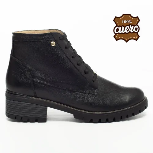 WALKING Negro de Mujer modelo Botin Cuero Mujer Walking Wcza negros  mujer 2025060915285239413 Badana PU