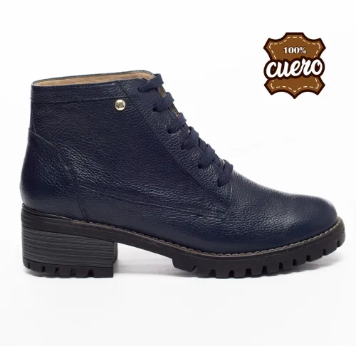WALKING Azul de Mujer modelo Botin Cuero Mujer Walking Wcza azules  mujer 2025060915285239476 Badana PU