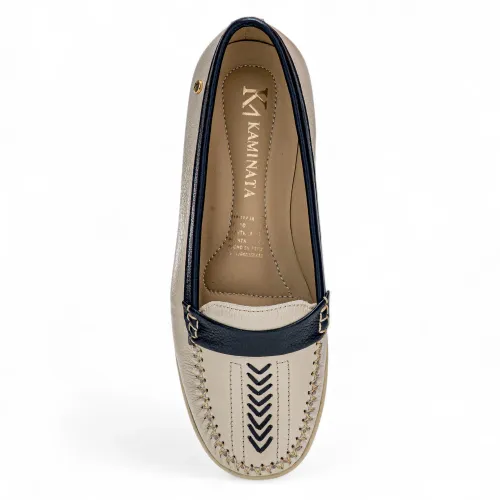 KAMINATA Mocasin Cuero Mujer Kaminata Km-002