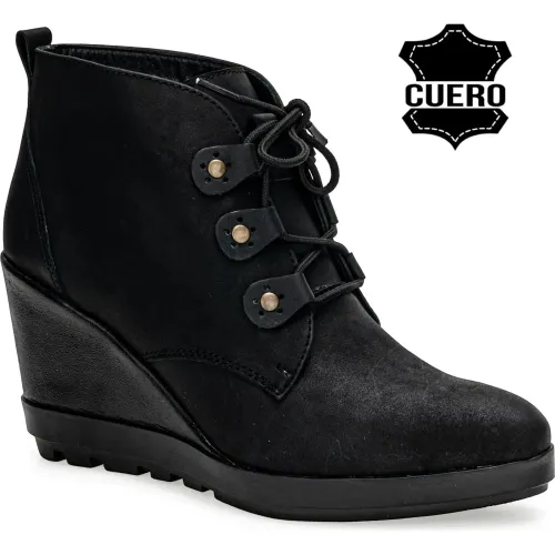 TIME VEROCHY Negro de Mujer modelo Botin Casual Mujer Cuero Tv20 negros  mujer 2025060921385180534 Badana TR