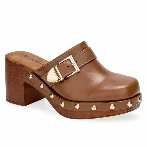 Platanitos Marron de Mujer modelo Sueco Dama Sc Arlena marrones sintéticos mujer 2025061221165471190 Sintético Sintético