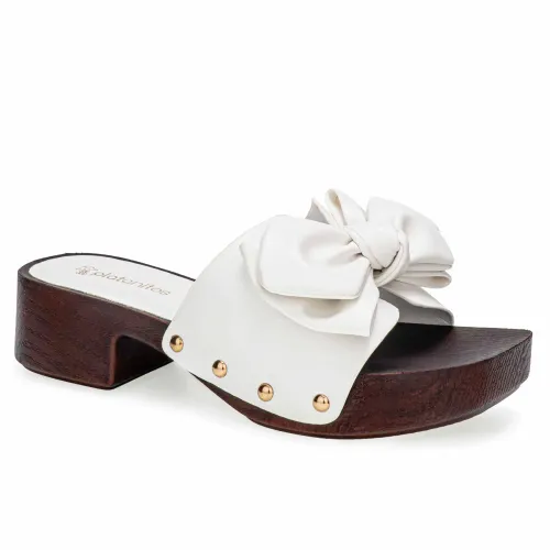Platanitos Blanco de Mujer modelo Sandalia Dama Sp Telia blancos sintéticos mujer 2025061221165471226 Sintético Sintético