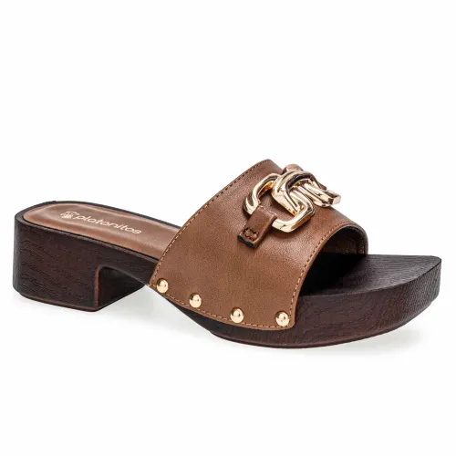 Platanitos Marron de Mujer modelo Sandalia Dama Sp Athiela marrones sintéticos mujer 2025061221165471262 Sintético Sintético