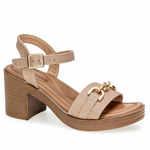 Platanitos Beige de Mujer modelo Sandalia Dama S Cinthya beiges sintéticos mujer 2025061221165471280 Sintético Sintético