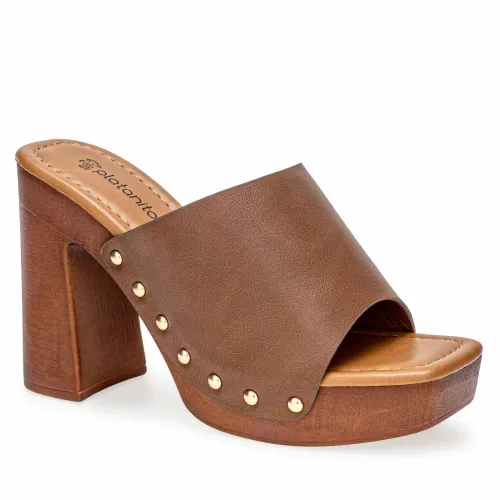 Platanitos Marron de Mujer modelo Sandalia Dama Sp Mollie marrones sintéticos mujer 2025061221165471388 Sintético Sintético