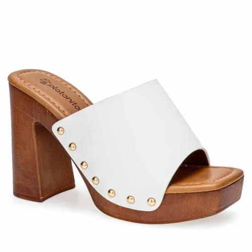 Platanitos Blanco de Mujer modelo Sandalia Dama Sp Mollie blancos sintéticos mujer 2025061221165471406 Sintético Sintético
