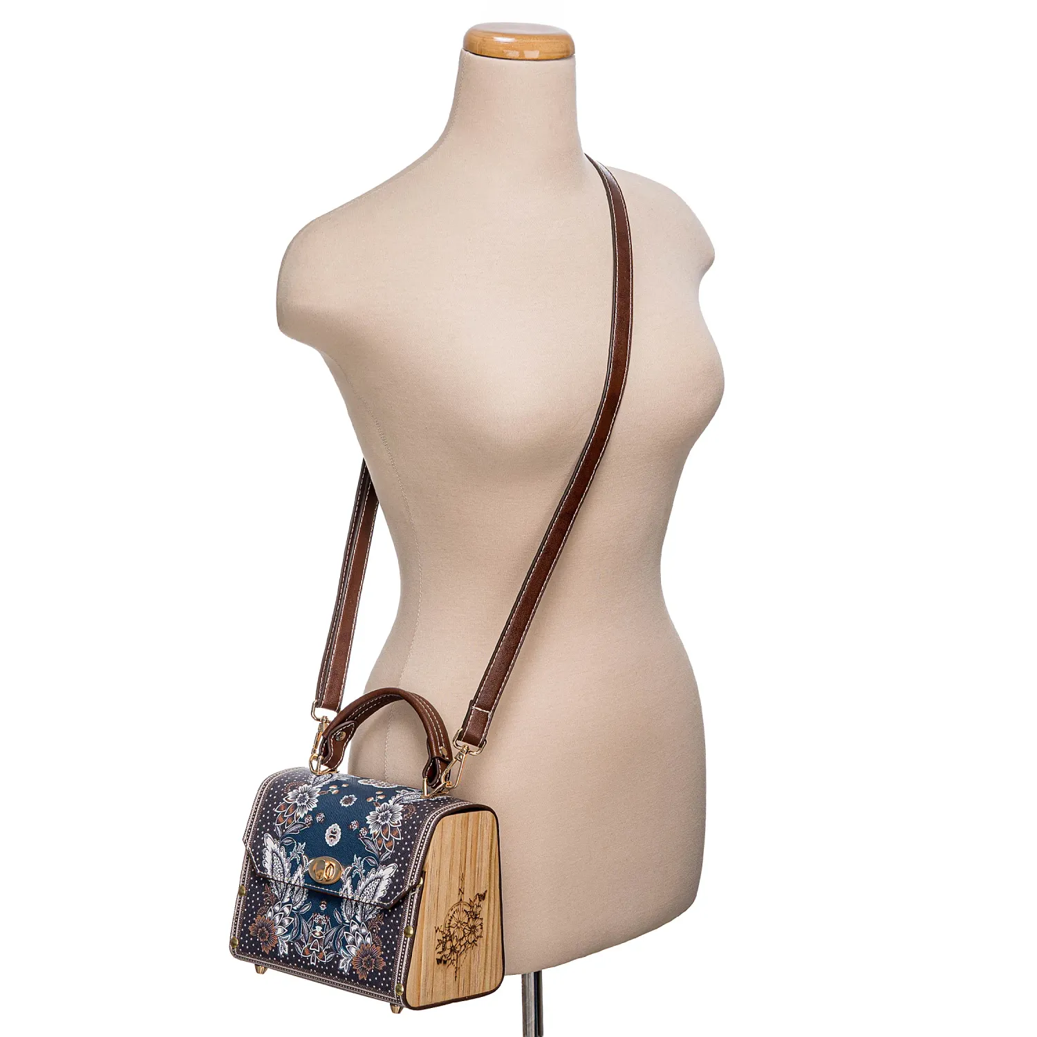 Cartera Limoni Dama Casual May color marron | Platanitos