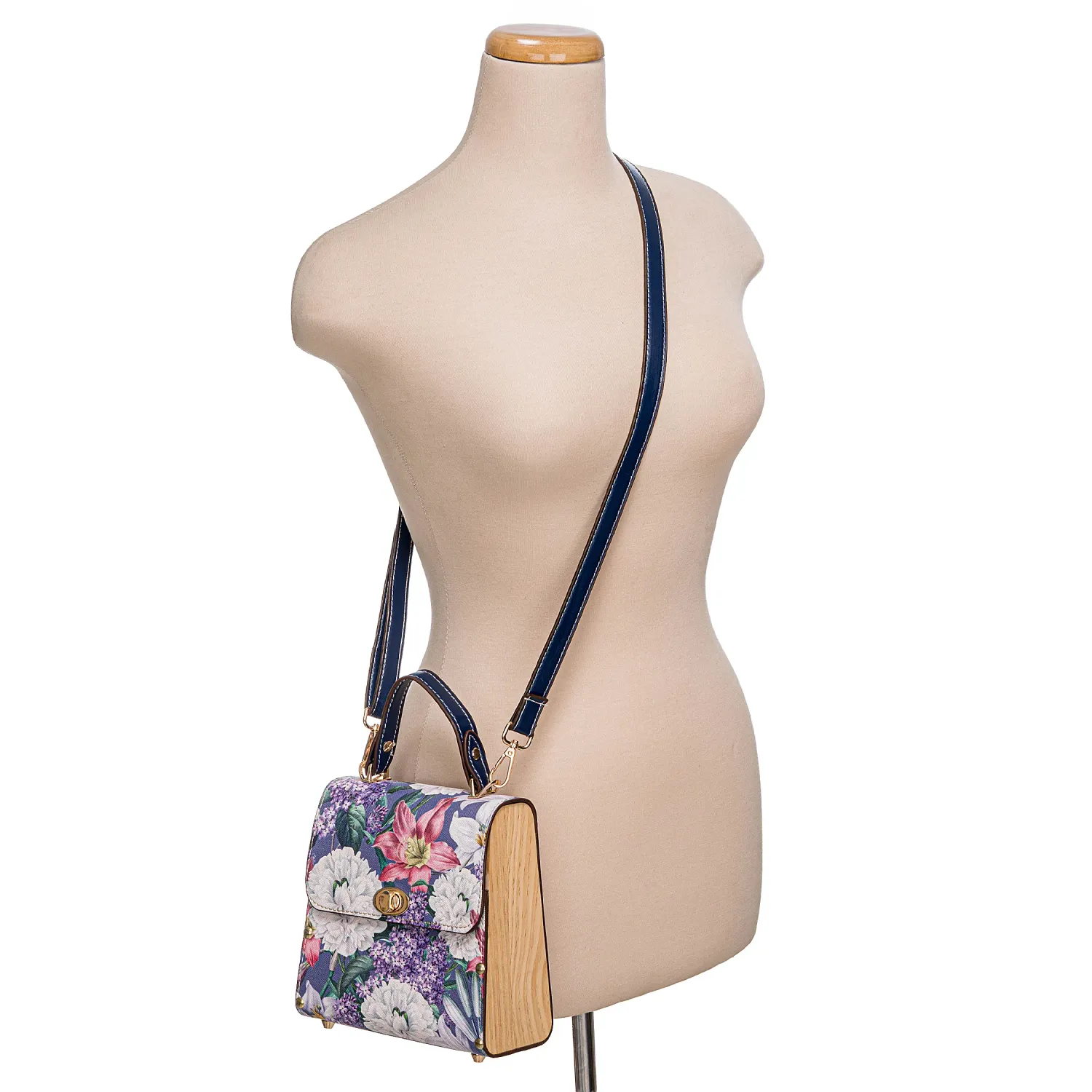 Cartera Limoni Dama Casual Augy color azul | Platanitos