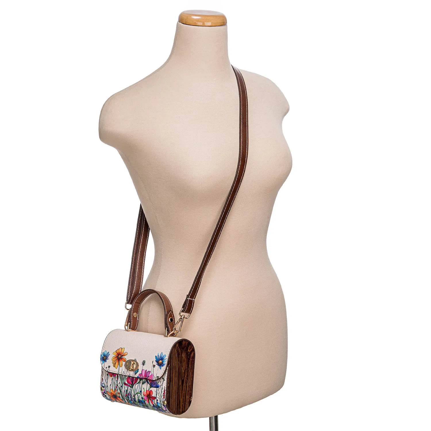 Cartera Limoni Dama Casual Primy color beige | Platanitos