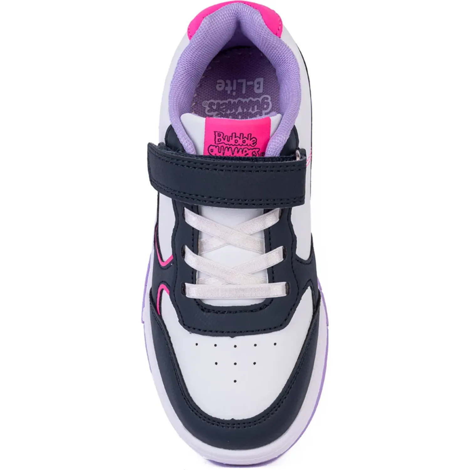 Zapatillas Bubble Gummers Urbanas Niña Airfoam color blanco/azul marino | Platanitos