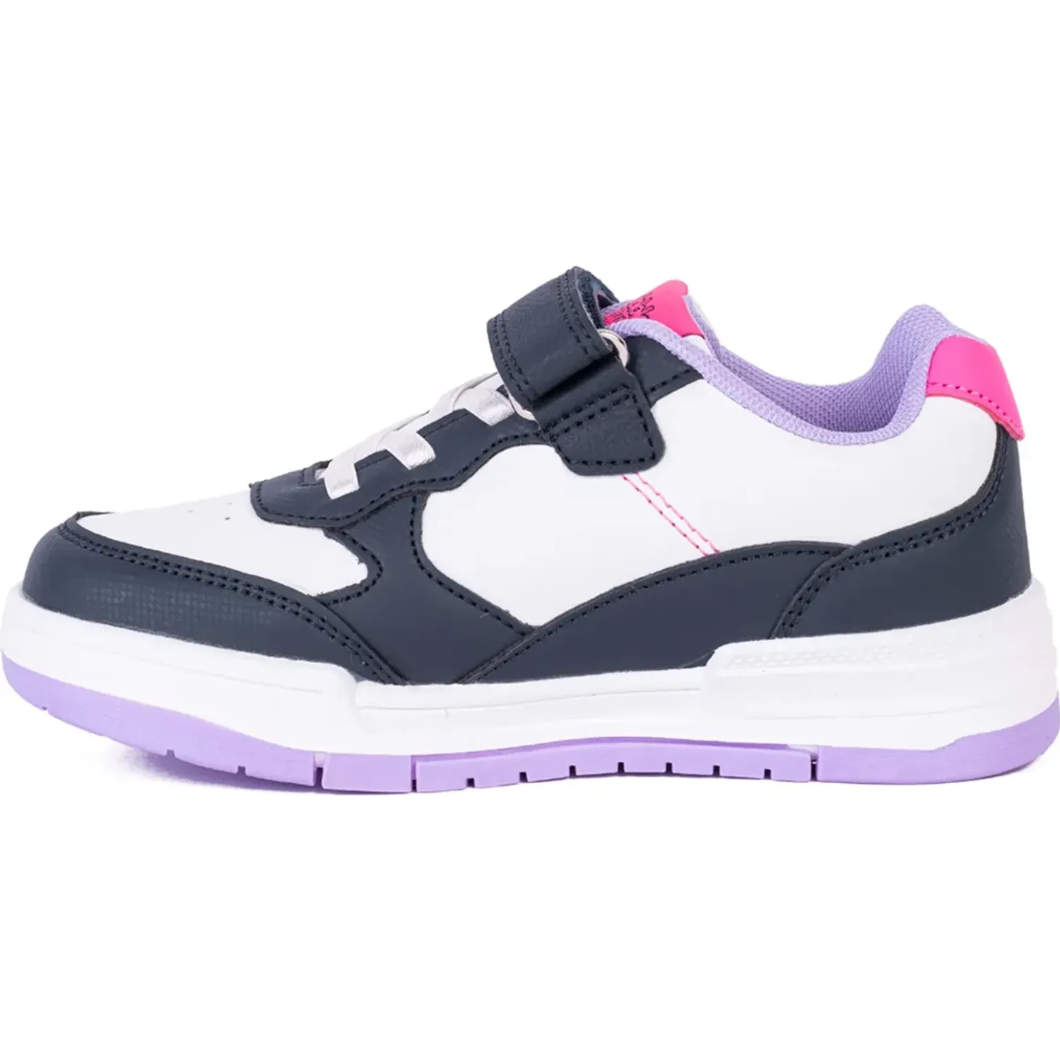 Zapatillas Bubble Gummers Urbanas Niña Airfoam color blanco/azul marino | Platanitos