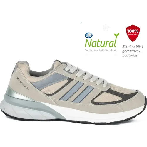 North Star Gris de Hombre modelo Zapatillas Urbanas Hombre Lyon grises textiles hombre 2025061315184768738 Textil Eva