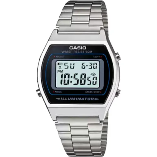 Reloj Casio Casio B-640wd-1av color plateado | Platanitos